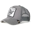 Pikkukuva 2 / 2: Vuxen Black Panther Mesh Cap Sommar Baseball Cap Trucker Cap W-WELLNGS Silver Fox- Grå Silver Fox- Grey