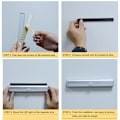 Pikkukuva 3 / 8: Led-ajoitusvalaisin, säädettävä akkumalli, pitkä kaappivalo kaukosäätimellä, älykäs magneettinen yövalo Sensor Warm 1pc
