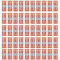 50st 1128AWG PCT-2-3 Kopplingsplint Orange Snabbkopplingsplint, DUBUNS