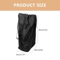 Miniatyrbillede 2 af 3: Bilstol Barnevognspose Flyvemaskinvogn Rejsetaske Baby Cover Nylon Gate Check Bag Gate Check Barnevognspose