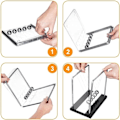 Miniatyrbilde 3 av 5: Newtons pendel, stor Newtons vugge 18 cm pendel Newtons kuler Newtons sving Vitenskapsspill Kontorpultdekorasjon