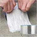 Miniatyrbild 1 av 6: Stark självhäftande aluminiumfolietejp med butylgummi blinkande tejp för reparation av takväggsrörläckage 5cm*5m