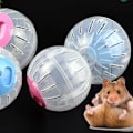 Miniatyrbild 5 av 8: Hamsterboll Liten Djur Hamster Leksak Spår (12cm) Blå 12 cm blue