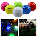 Miniatyrbilde 4 av 5: 1/2 6stk Sports LED for golfballer som lyser i mørket Nattlys 1 stk