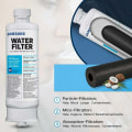 Pikkukuva 8 / 11: 5x dammsugarpåsar 1x filter för Karcher Wd3 Premium dammsugare (FMY)