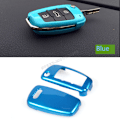 Miniatyrbild 3 av 10: Svart ABS Coan i kol för bilnyckelskydd för Audi A6l A1 Q3 Q7 TT R8 A3 S3 S3 ABS Röd