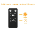 Miniatyrbilde 4 av 8: LED-lys med justerbar lysstyrke, lang batterilevetid, fjernkontroll, intelligent magnetisk nattlampe Remote Control Warm 1pc