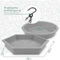 Miniatyrbilde 5 av 9: Matare plus hengende fuglebad [Set med 2] - Frøautomat for