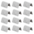 Pikkukuva 1 / 11: 8/12 kpl Auton tuulilasin sadeohjain kanava Ruostumaton teräs Kiinnitysklipsit Sopii Heko G3 12 kpl 12pcs