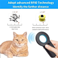 Miniatyrbillede 2 af 5: Kæledyrschipslæser, chipdetektor, RFID-chipslæser scanner 134,2 KHz/125 KHz bærbar chip med OLED-display til ISO11784/11785/FDX-B/EMID-læsere