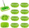 8-pak genanvendelige moppepuder til Swiffer Sweeper, mikrofiber chenille mopperefills, våd/tør gulvmoppebetræk til trægulve og fliser