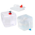 Miniatyrbillede 2 af 9: 2-PACK 10L Bærbar sammenklappelig vanddunk med hane