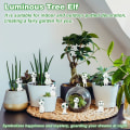 Miniatyrbild 5 av 8: 30 stycken Forest Spirit trädgårdsdekoration, självlysande trädgårdsdekorationsfigurer alver, miniatyr självlysande trädalver, trädalverfigurer, mini