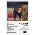 Miniatyrbild 1 av 5: Pop-sångare Canvas Poster för Taylor Swift För Rum Estetisk Canvas Väggkonst Sovrum RED 30*40cm RED 30*40cm