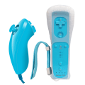 Miniatyrbillede 1 af 7: Wii-controller, venstre og højre controller, indbygget accelerator, 2 i 1 venstre og højre controller Light blue