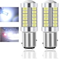 Miniatyrbillede 1 af 5: 2 stk. 1157 Bay15d LED-bilpære Hvid 900lm Super Bright LED-baklygte 12v (FMY)