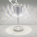 Miniatyrbillede 1 af 5: Krystal LED Bordlampe, Genopladelig Trådløs Bordlampe, Touch Dæmpning LED Sengelampe til Stue Soveværelse Hotel Mors Dag