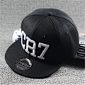 Miniatyrbild 1 av 3: Nytt mode Barn Ronaldo Cr7 Neymar Njr Cap Hatt Pojkar Flickor Barn Messi Snapback Hattar Hip Hop Kepsar Gorras black CR7