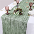 Miniatyrbillede 2 af 11: Boheme bordløber til rustikt bryllup, mørk vinrød, 90x300cm