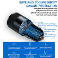 Miniatyrbilde 3 av 7: 66W PD USB-bil lader Hurtiglading 3.0 USB C Hurtiglading Billader Adapter for IPhone 15 14 Pro Max Samsung S22 S21 Xiaomi