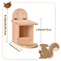 Miniatyrbillede 4 af 5: Udendørs egernføderIn egernføderdispenser, egernhus