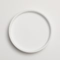 Miniatyrbilde 1 av 11: Keramisk rund blomsterpotte vannbrett dekorasjon Morandi pigment brennende base fortykket pute vannbrett White 10*1.5cm (inner diameter 9cm)