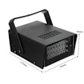 Pikkukuva 2 / 6: Mini Strobe-valo Disco-valot EU-VITT LJUS EU-VITT LJUS EU-Valkoinen valo EU-White Light