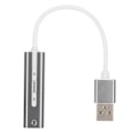 Miniatyrbillede 5 af 7: USB-lydkort i aluminiumslegering, eksternt computerlydkort til alle computersystemer 7.1 Stereo