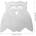Miniatyrbild 2 av 5: Magnetiska dukvikter från Pieces, magnetiska fönsterdraperier, duschdraperier, vikter, hänge för picknickbord, dukvikter, uggla, utomhusstil