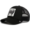 Miniatyrbilde 1 av 5: Utsalg Dyr Cap Solbeskyttelse Mesh Brodert Trucker Hat Svar Black goat Yellow