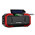 Miniatyrbild 1 av 3: Multifunktionell nödradio för katastrofberedskap - Röd red 5000mah