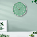 Miniatyrbild 3 av 3: Modern Enkel Väggklocka 8 Tum Godisfärg Tyst För Tidsklockor Prydnader För Hem Sovrum Sovsal Vardagsrum Dekoration Mint green