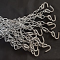 Miniatyrbilde 2 av 8: Metallkjetting Basketball Net Circle, nett, rustfritt stålnett, 13\"