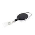 Miniatyrbild 1 av 2: Svart Lanyard - Utdragbar Passerkort / Nyckelring - Jojo-funktion Svart