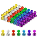 Pikkukuva 2 / 3: Jääkaappimagneetti - Pushpin-magneetti - Akryyli - 8kpl - Violetti Purple