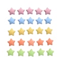 Miniatyrbilde 2 av 2: Kjøleskapsmagnet - Stjerner - Neodym - 5 stk Multicolor