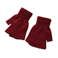 Pikkukuva 1 / 2: Torikäsineet, lyhyet & sormettomat - Viininpunainen Wine red one size