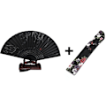 Miniatyrbillede 1 af 3: Vifte - Orientalske vinde [M08] - Hængende plante med sort etui Black