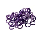 Elastiska hårsnoddar - Hårband - 100st - 20mm - Lila mix Lila