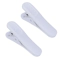 Miniatyrbilde 1 av 2: Hodetelefonkabelholder - hodetelefonklips - 2-pakning hvit [Stor] White Large 2 pcs White