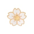 Miniatyrbild 1 av 2: Brosch - Pin - Blomma - Vit Vit