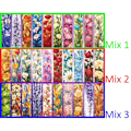 Miniatyrbild 2 av 2: Bokmärken | Blommor | Färgat glas | 10-pack | Mix 3 Blue Mix 3