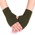 Miniatyrbilde 3 av 5: Fingerløse votter - Håndleddsvarmer [15cm] Black one size