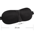 Miniatyrbild 3 av 3: Sovmask med format skum - Flera färgval Svart one size