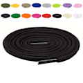 Pikkukuva 1 / 2: Kengännauhat - Pyöreät [80 cm] - Useita värivaihtoehtoja Black one size