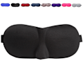 Miniatyrbillede 1 af 3: Sovemaske med formet skum Black one size