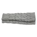 Pikkukuva 1 / 3: Neulotuet sormittomat ja lyhyet käsivarsinlämmittimet - Vaaleanharmaa [20cm] - Rannelämmittimet Light grey