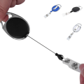 Miniatyrbillede 2 af 2: Sort Lanyard - Udtrækkelig Adgangskort / Nøglering - Jojo-funktion Black