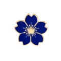 Pikkukuva 1 / 2: Rintaneula - Pinni - Kukka - Sininen Blue