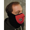 Miniatyrbild 2 av 3: Röd cykelmask - Skidmask - Ansiktsmask - MC-mask - Ninjamask Röd one size